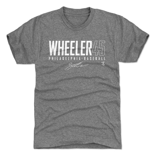 Zack Wheeler Philadelphia Phillies Men's Navy Name and Number Banner Wave T- Shirt 